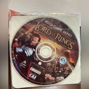 The Lord of the Rings: The Return of the King PC CD Game Demo